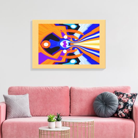 Astrale profectie canvas afdruk (Insitu (Woonkamer))