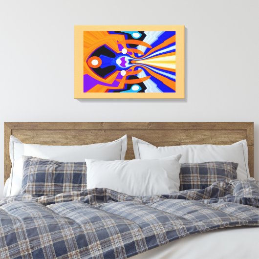 Astrale profectie canvas afdruk (Insitu (Slaapkamer))