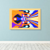 Astrale profectie canvas afdruk (Insitu (Houten vloer))