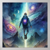 Astrale Reis OBE Lucide Droom Betekenis Poster (Voorkant)