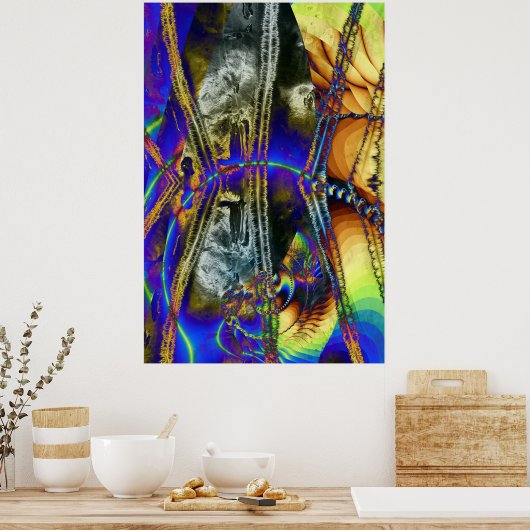 astrale reis poster (Keuken)