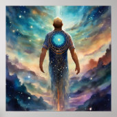 Astrale reizen OBE Lucid Dreamer Dream Betekenis Poster (Voorkant)