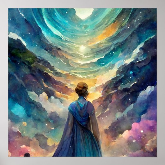 Astrale reizen OBE Lucid Dreamer Dream Betekenis Poster (Voorkant)