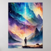 Astrale reizen OBE Lucid Dreamer Dream Betekenis Poster (Voorkant)