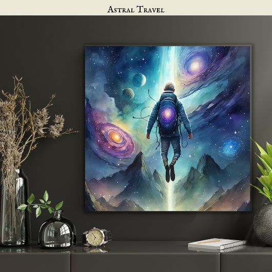 Astrale reizen OBE Lucid Dreamer Dream Betekenis Poster
