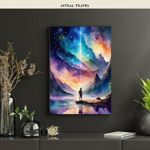 Astrale reizen OBE Lucid Dreamer Dream Betekenis Poster