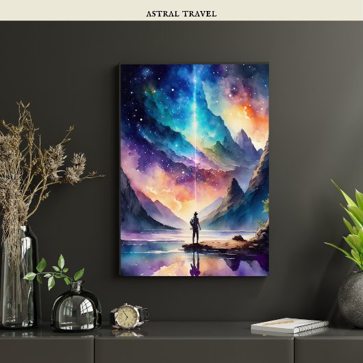 Astrale reizen OBE Lucid Dreamer Dream Betekenis Poster