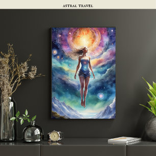 Astrale reizen OBE Lucid Dreamer Dream Betekenis Poster