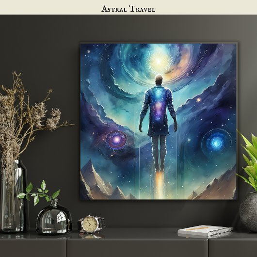 Astrale reizen OBE Lucid Dreamer Dream Betekenis Poster