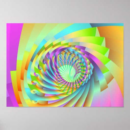 astrale spiraal poster (Voorkant)