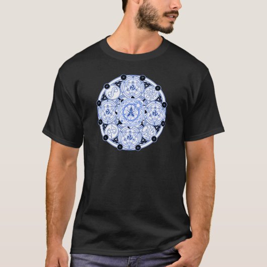 Astrale Spirituele cirkel T-shirt (Voorkant)