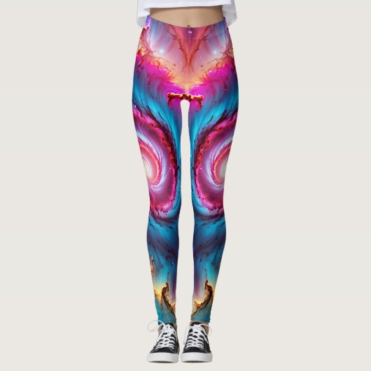 "Astralis" - Nebula en sterrenstelsels Leggings (Voorkant)