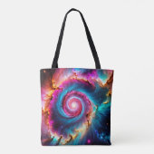 “Astralis” - Nevel en sterrenstelsels              Tote Bag (Achterkant)