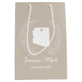 Astrandkaartenbestemmingstrouwfeesten voor Arizona Medium Cadeauzakje