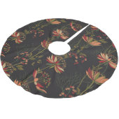 Astrantiabloemen:  bloemenweefsel. kerstboom rok (Gekanteld)