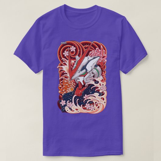 Astray Red lijst gundam tattoo T-shirt (Design voorkant)