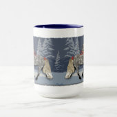 Astrid de IJslandse paarden voor de Feestdagen Mok (Midden)