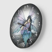 Astrid Gothic Fairy Faery Fantasy Art Clock Grote Klok (Hoek)