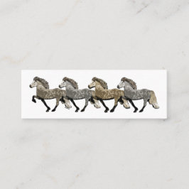 Astrid IJslandse paarden Mini Visitekaartje