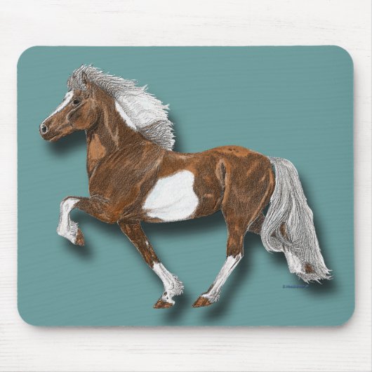 Astrid IJslandse paardensport Muismat (Voorkant)