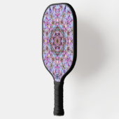 Astrid - Pastel Roze & Paarse Psychedelische Manda Pickleball Paddle (Links)