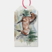 Astrid Tolting Icelandic Horse watercolor Cadeaulabel (Voorkant)