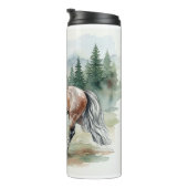 Astrid Tolting Icelandic Horse watercolor Thermosbeker (Geroteerd rechts)