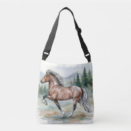 Astrid Tolting Icelandic watercolor Crossbody Tas