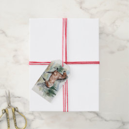 Astrid Tolting IJslands paard aquarel Cadeaulabel