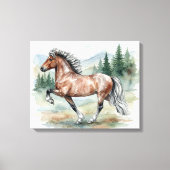 Astrid Tolting IJslandse aquarel Canvas Afdruk (Voorkant)