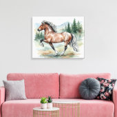 Astrid Tolting IJslandse aquarel Canvas Afdruk (Insitu (Woonkamer))