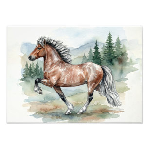 Astrid Tolting IJslandse aquarel Foto Afdruk