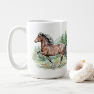 Astrid Watercolor IJslands Paard Koffiemok