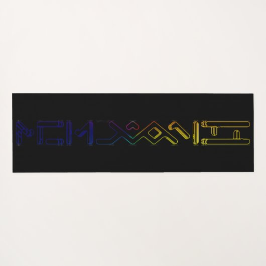 Astro 3 yogamat (Achterkant (horizontaal))