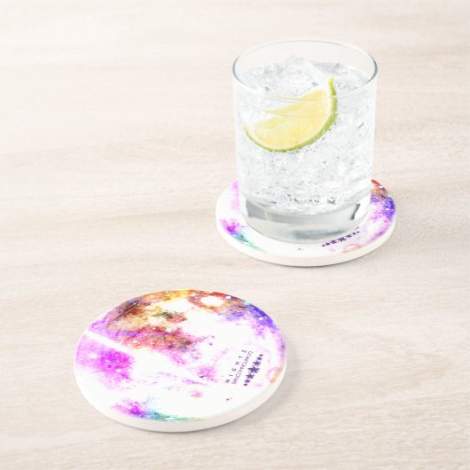 Astro 3 zandsteen onderzetter (Zijkant)