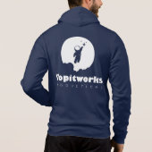 Astro Blue Zip Hoodie (Achterkant)