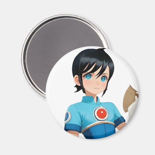 Astro Boy 1952  magneet (Voorkant / Achterkant)