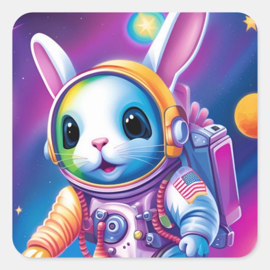 Astro-Bunny Stickers (Voorkant)