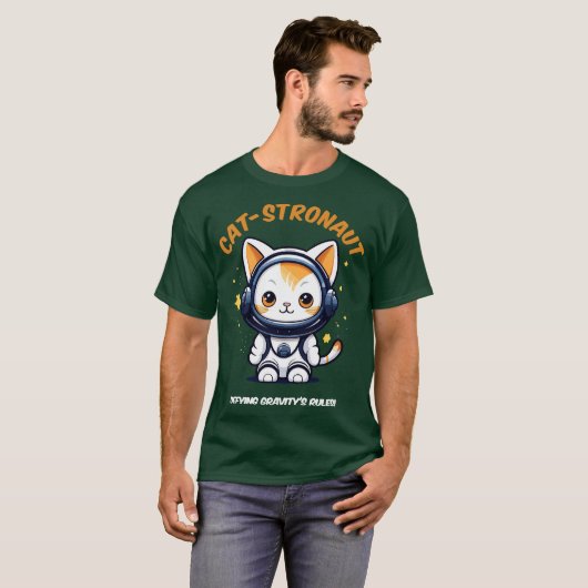 Astro Cat 1 T-shirt (Voorkant volledig)