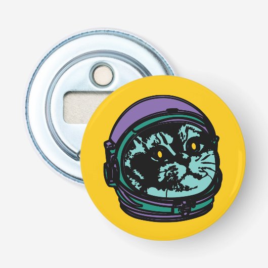 Astro Cat Breathing Intensifieert... Button Flesopener (Voorkant)
