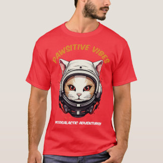 Astro cat grappig citaat t-shirt