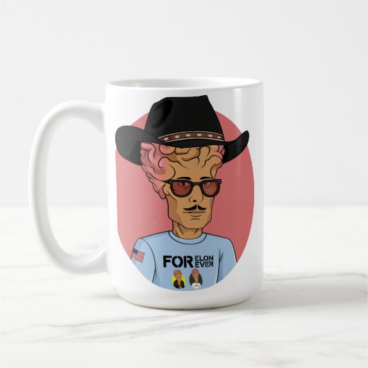 Astro-Cowboy Fan Koffiemok (Links)