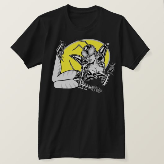 Astro-Creeps™: Insectra™/Pin-Up T-shirt (Design voorkant)