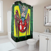 Astro Creeps™: Madam Mechanism™ Douchegordijn (In situ)