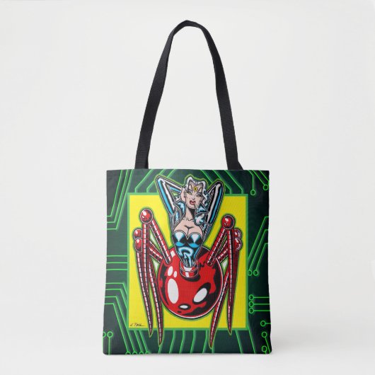 Astro Creeps™: Madam Mechanism™ Tote Bag (Voorkant)