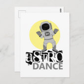 Astro Dance, Astronaut Briefkaart (Voorkant / Achterkant)