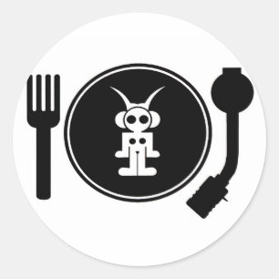 astro DJ Ronde Sticker