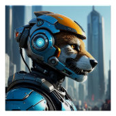 Astro Fox Perfect Poster (Voorkant)