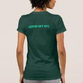 astro gead geo-LIQUID SKY NYC achterdruk T-shirt (Achterkant)