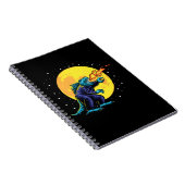 Astro Godzilla illustratie met design Notitieboek (Rechterzijde)